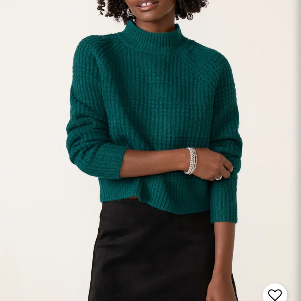 Evereve Marnie Pullover in Forest - Size Large